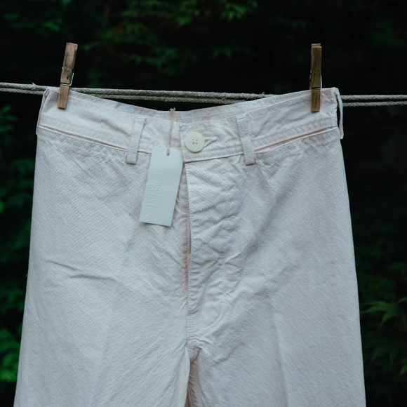 Jesse Kamm Straight Leg Pants in White - Picture 4 of 5